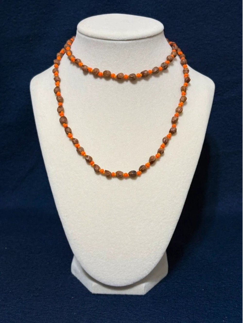Long beaded necklace